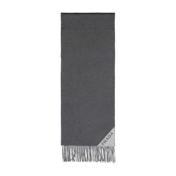 Prada Grey Scarves Men